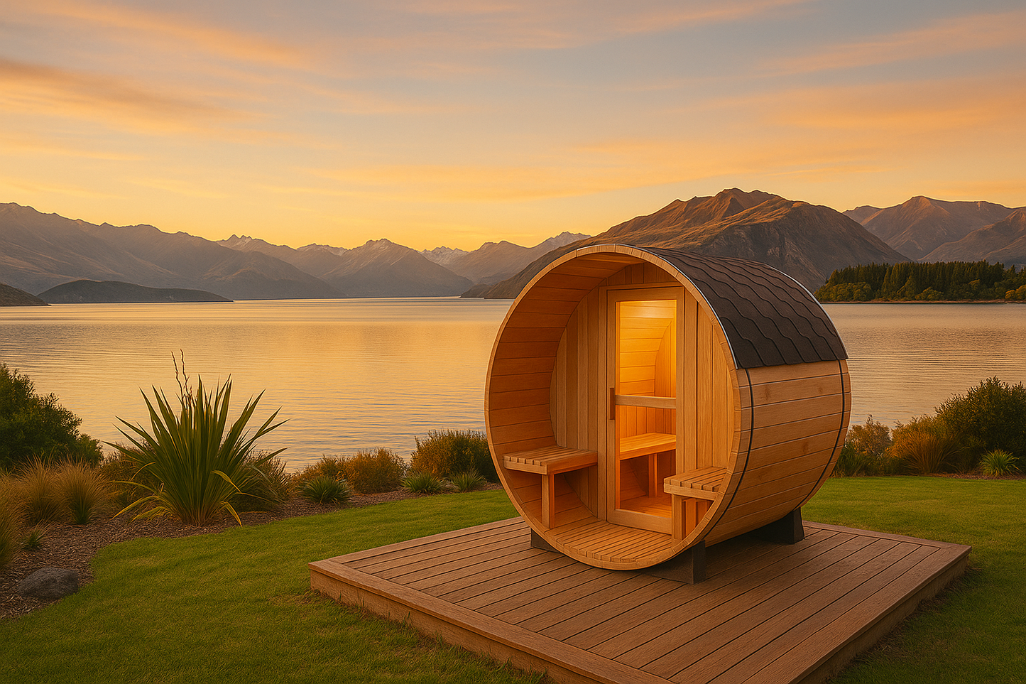 Nugget Barrel Sauna - Electric Heater