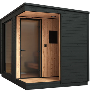 The Aspiring Black Sauna and Shower