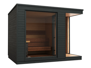The Aspiring Black Sauna and Shower